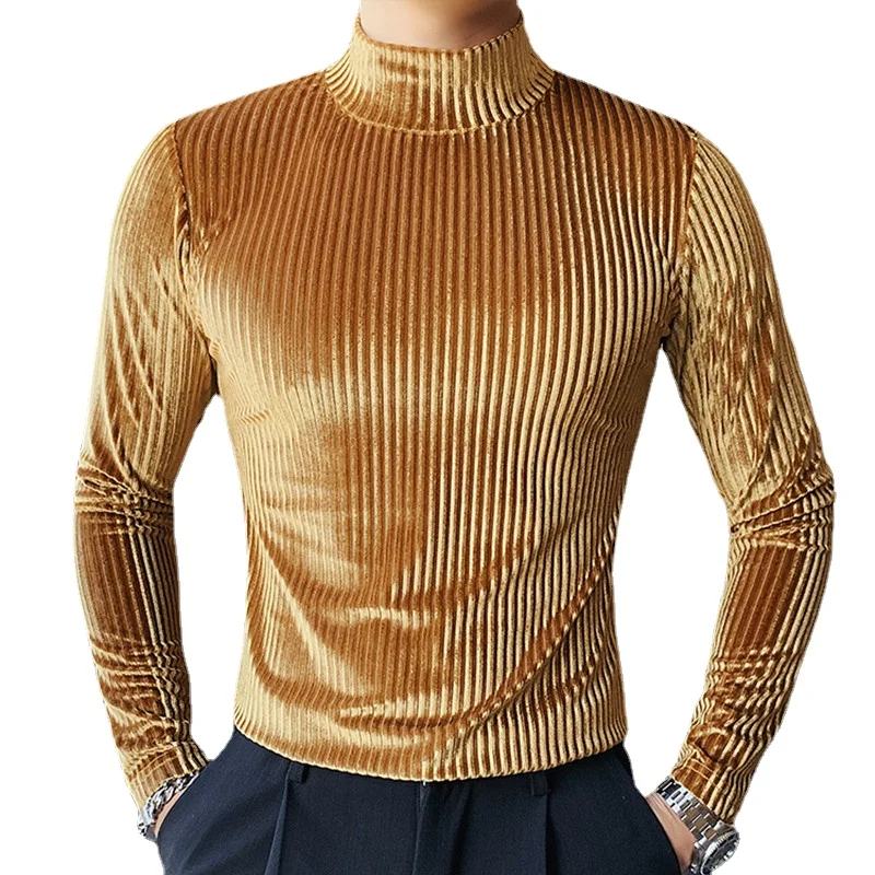 Summer Clothing Trends 2026 - 2026 New Gold Velvet T-Shirt Men