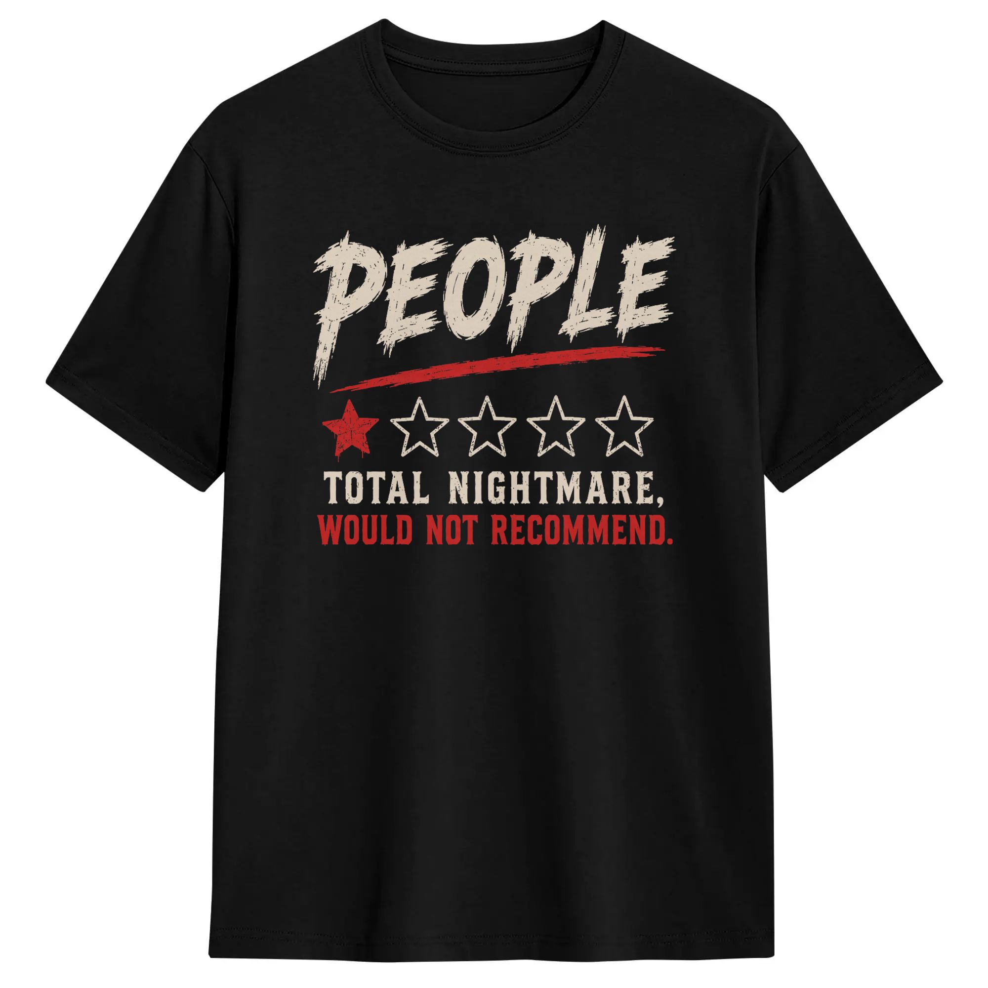 Summer Clothing Reviews - Men Women's T-Shirt People One Star