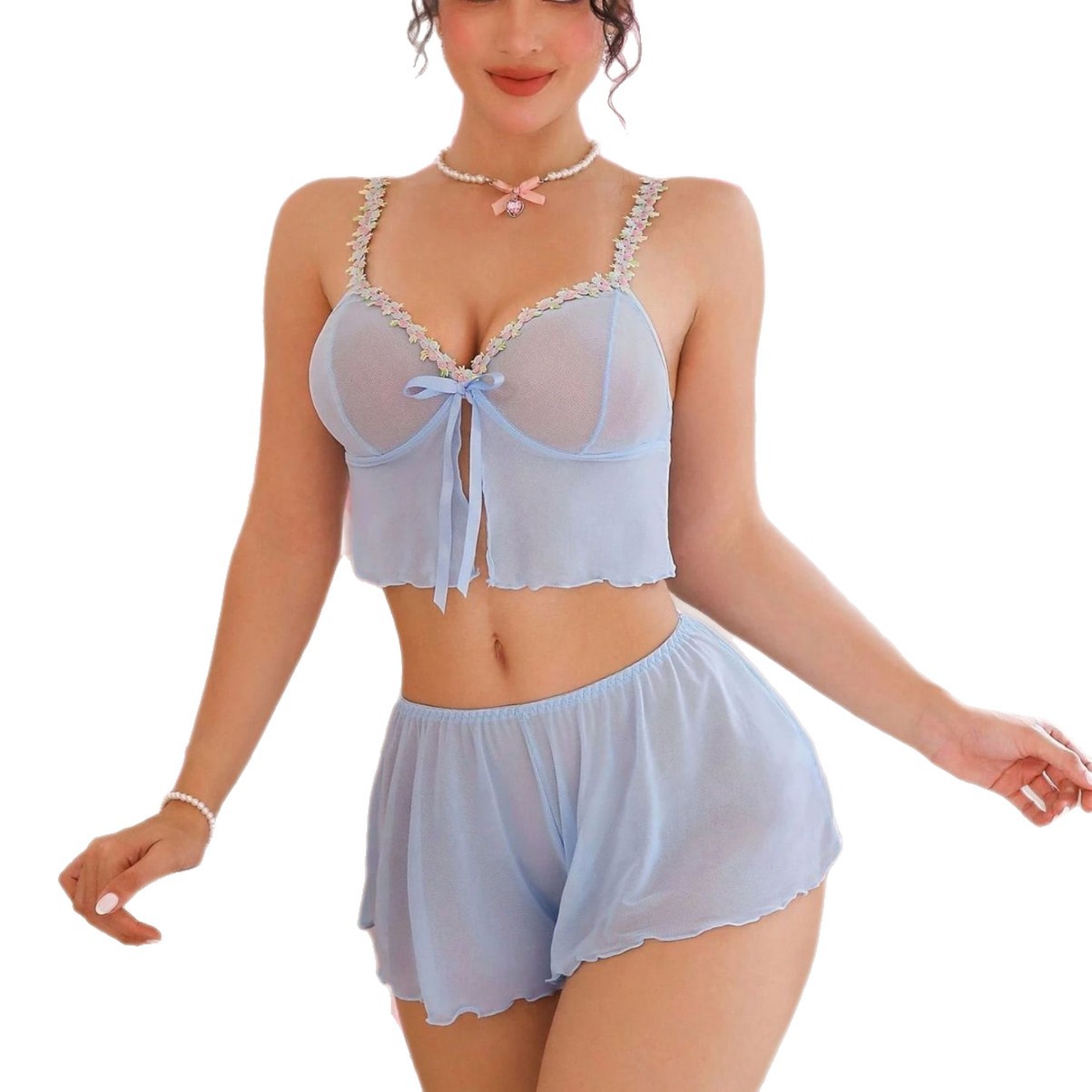 Summer Clothing Sets Women - 2 Piece Westerns Sexy Pink Cute