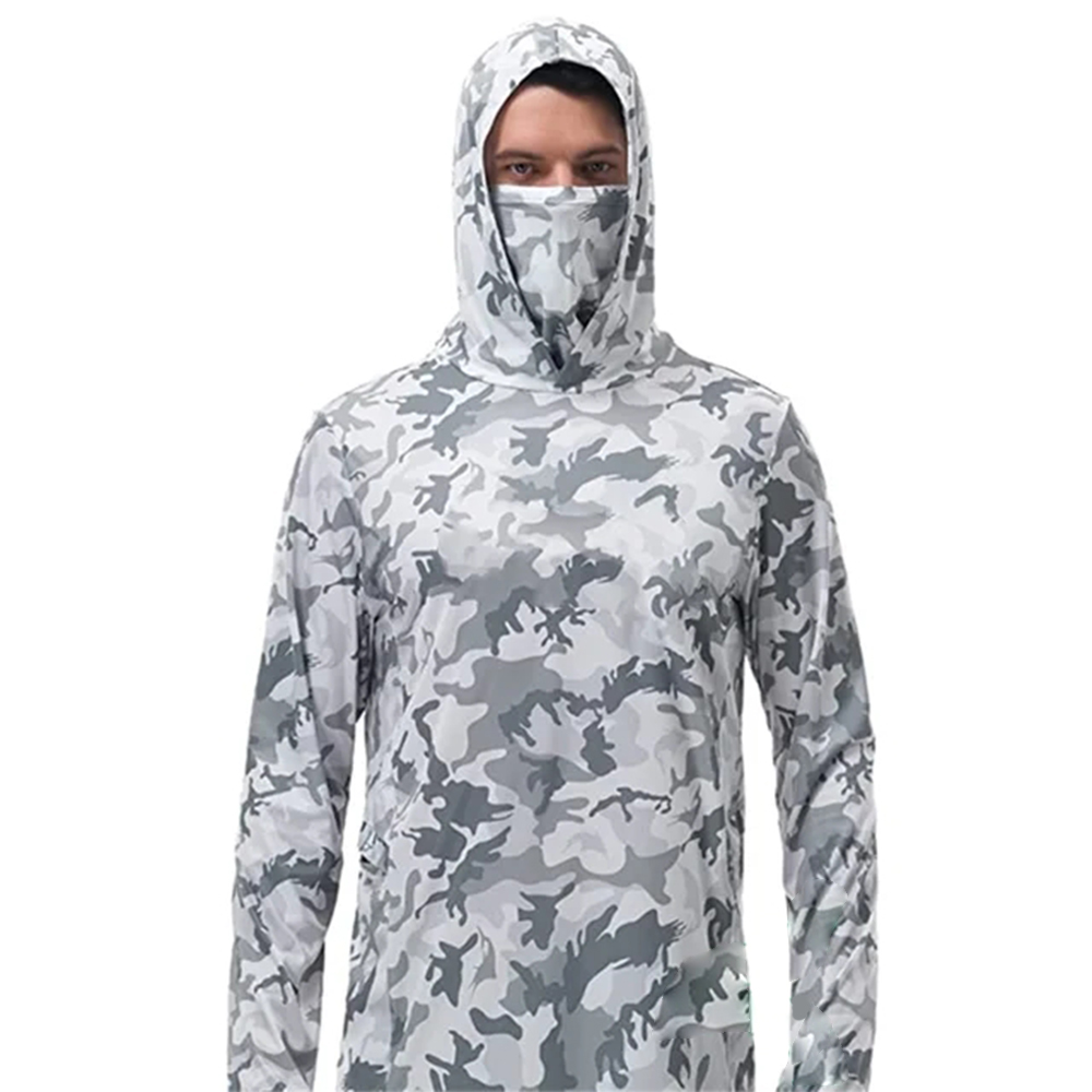 Summer Clothing Tops - Summer Fishing Hoodies Men Jersey camouflage