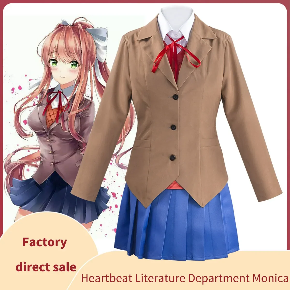 Anime Doki Doki Literature Clu - Summer Vacation Clothing Men ulasan dan harga