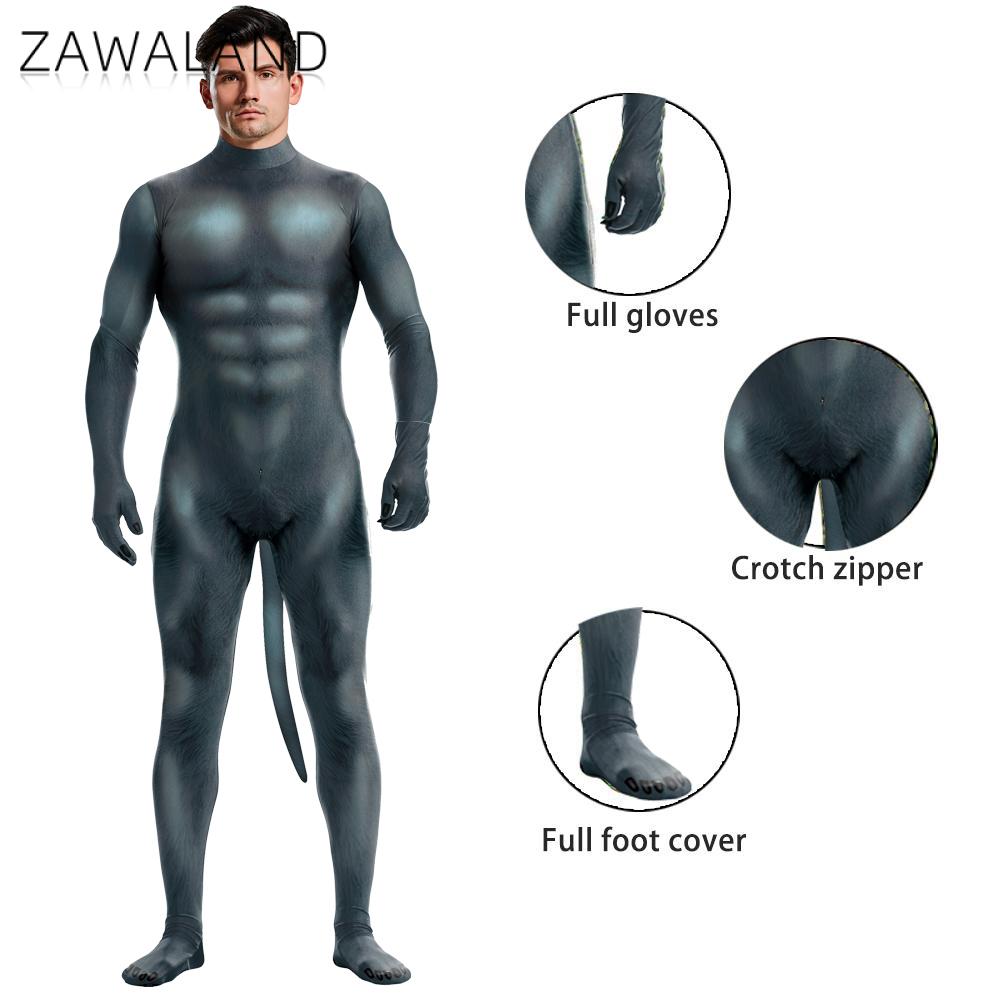 Zawaland Halloween Animal Cost - Summer Vacation Clothing Men ulasan dan harga