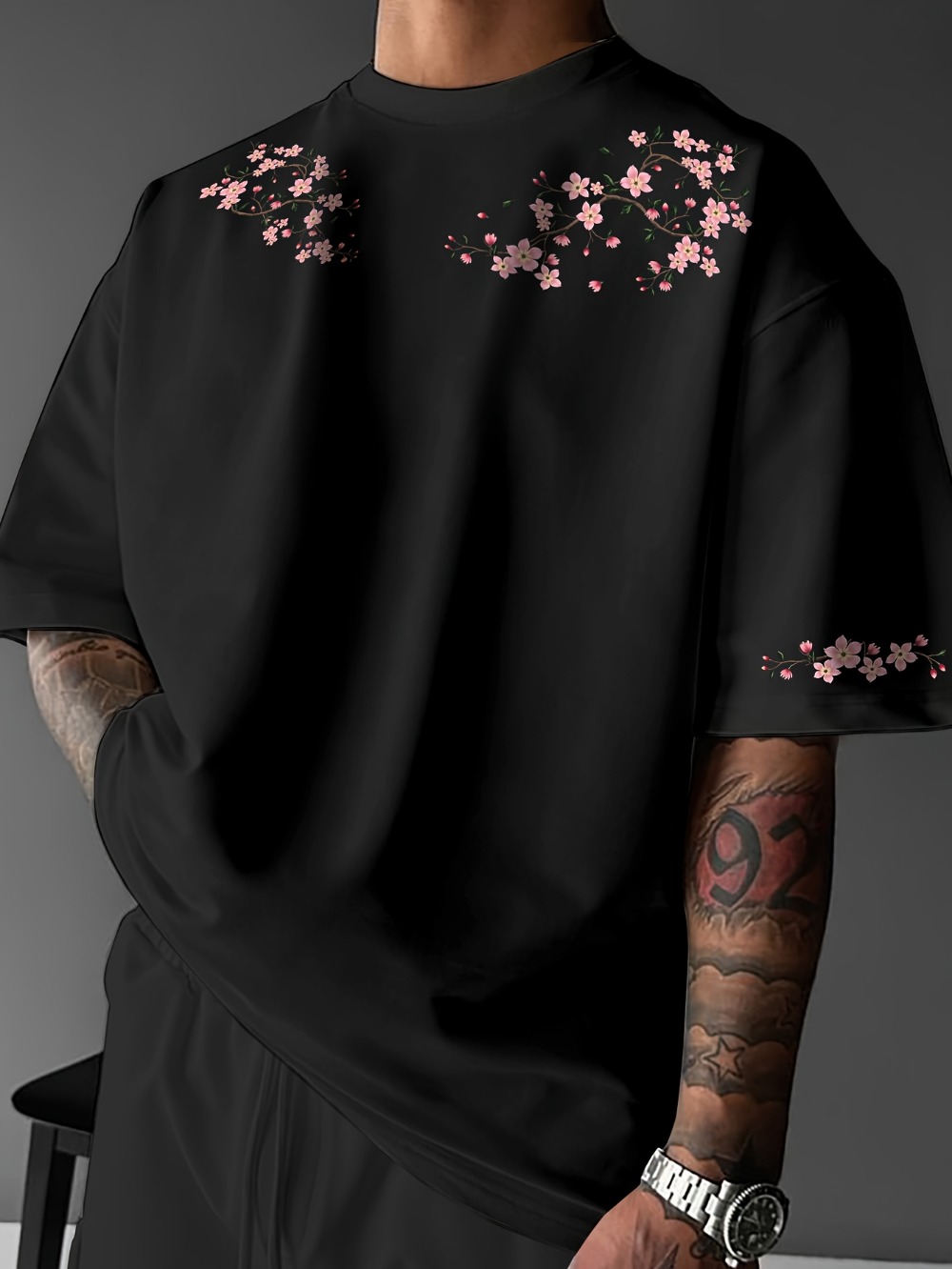 Japanese Harajuku Cherry Bloss - Japanese Summer Clothing Men ulasan dan harga