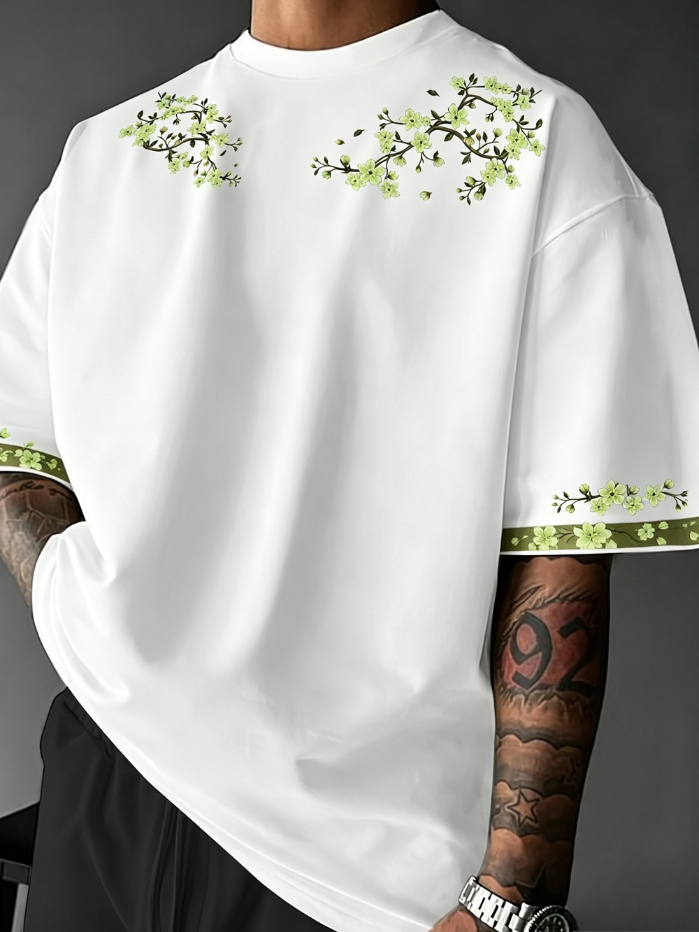 Japanese Harajuku Cherry Bloss - Japanese Summer Clothing Men ulasan dan harga