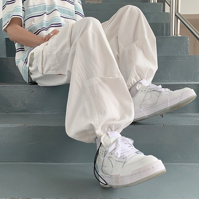 Men Bloomers Loose Cargo Pants - Summer Clothing Vibes ulasan dan harga