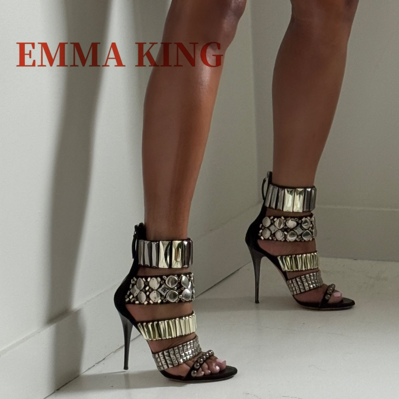 Black Embellished Ankle Strap  - Summer Clothing Petite ulasan dan harga