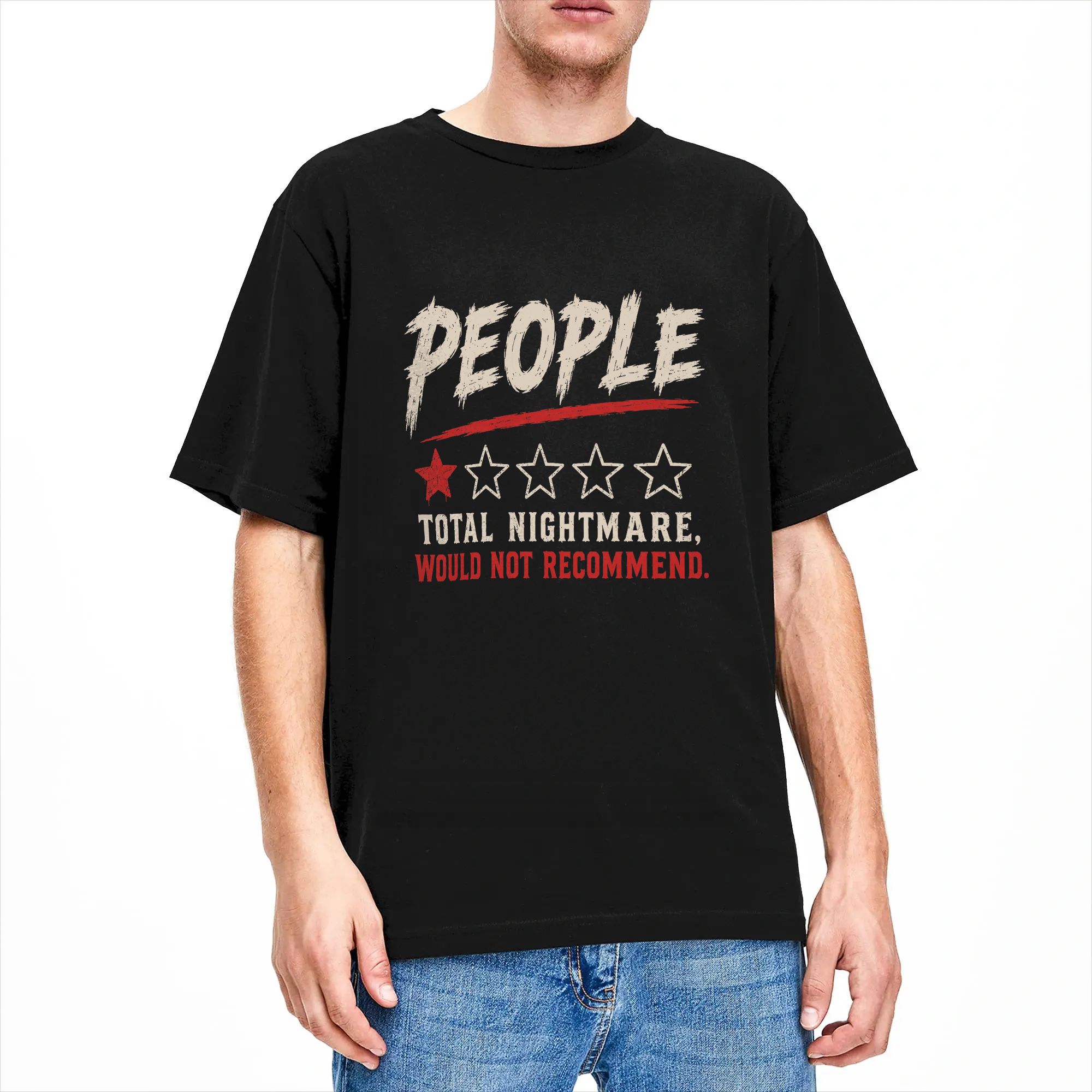 Men Women's T-Shirt People One - Summer Clothing Reviews ulasan dan harga