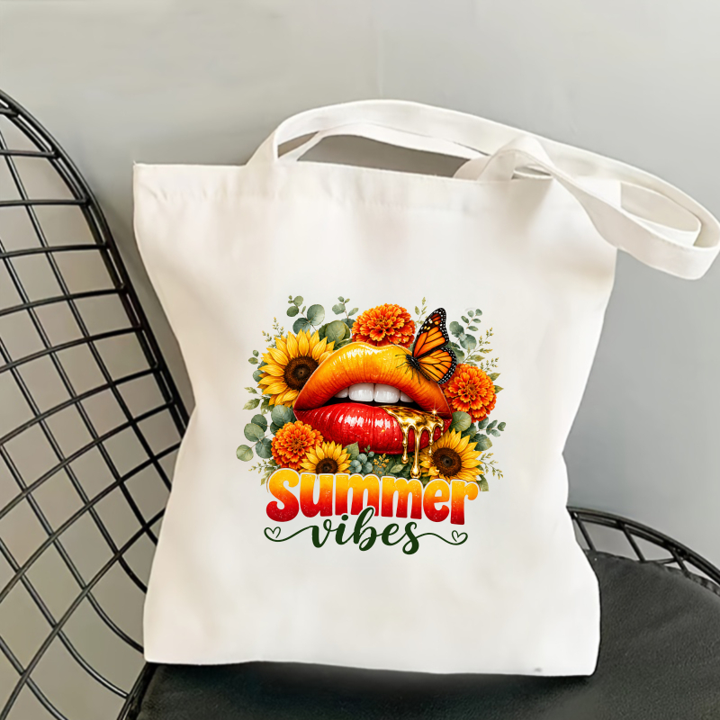 2PCS Colorful Lips Flowers But - Summer Clothing Vibes ulasan dan harga