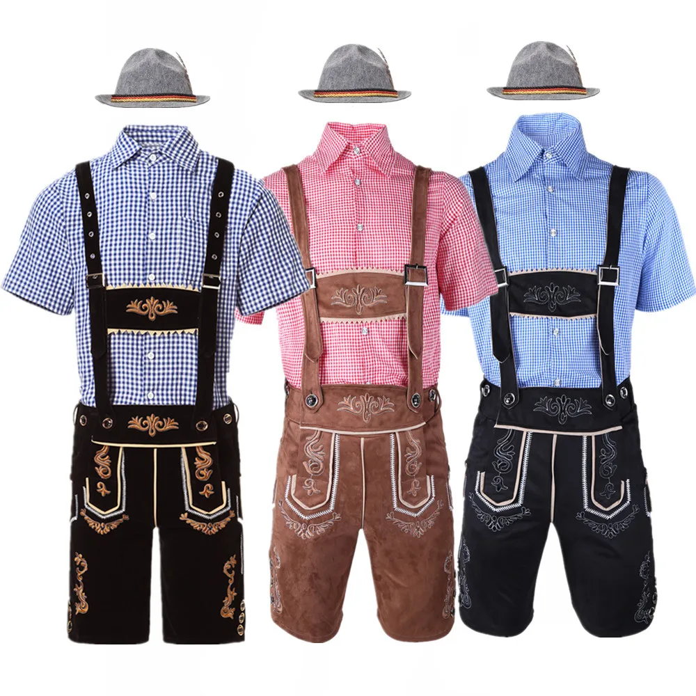Male German Oktoberfest Lederh - Summer Vacation Clothing Men ulasan dan harga