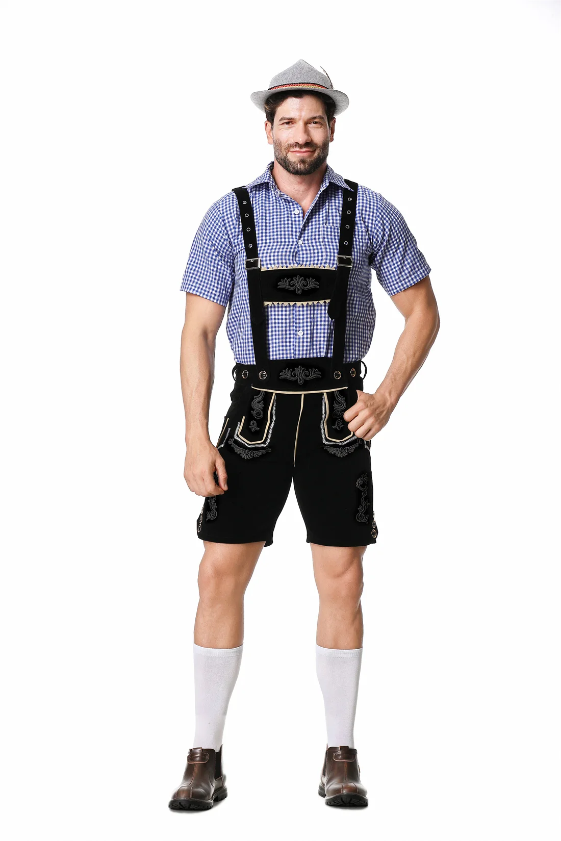 Male German Oktoberfest Lederh - Summer Vacation Clothing Men ulasan dan harga