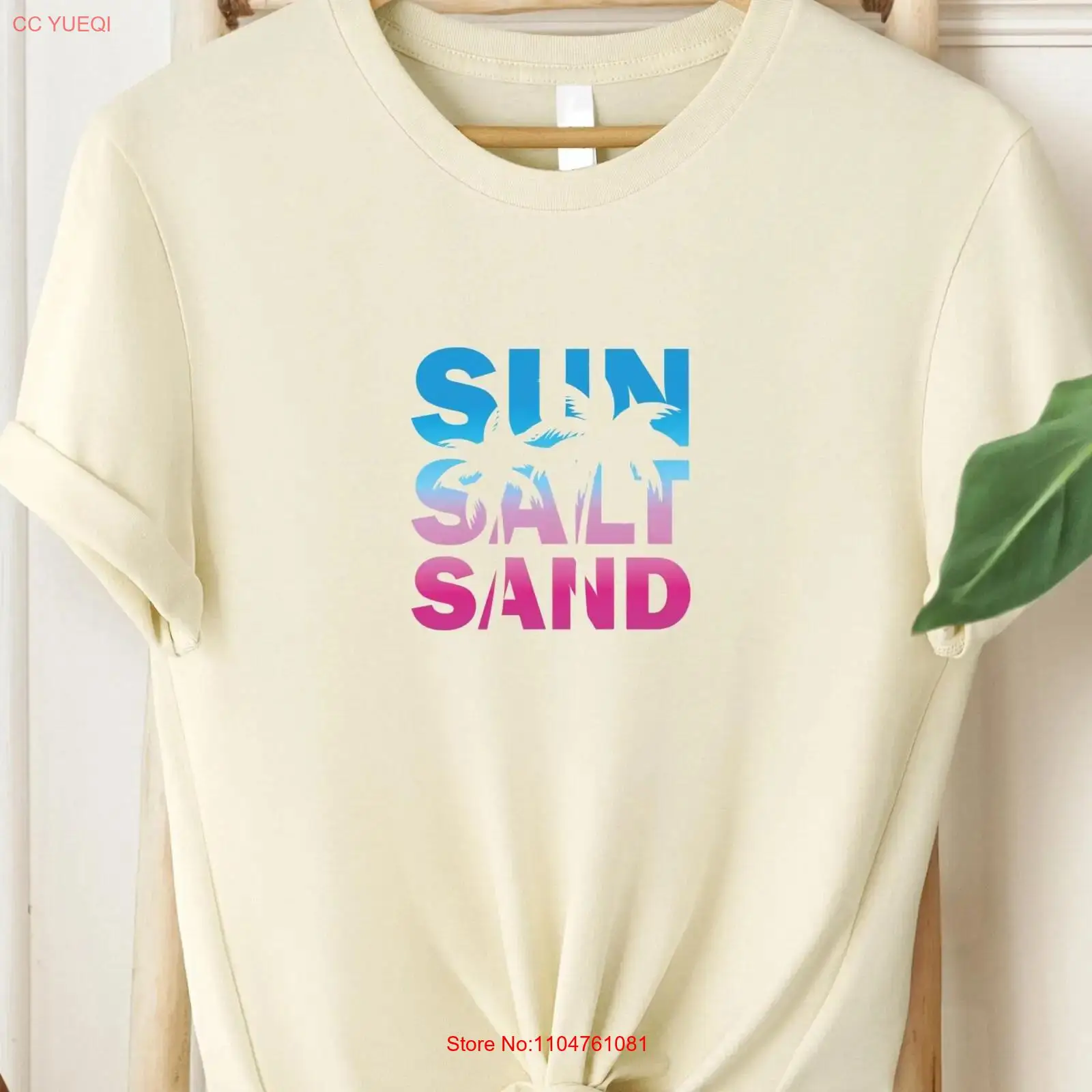 Sun Salt Sand T shirt Retro Su - Summer Clothing Vibes ulasan dan harga