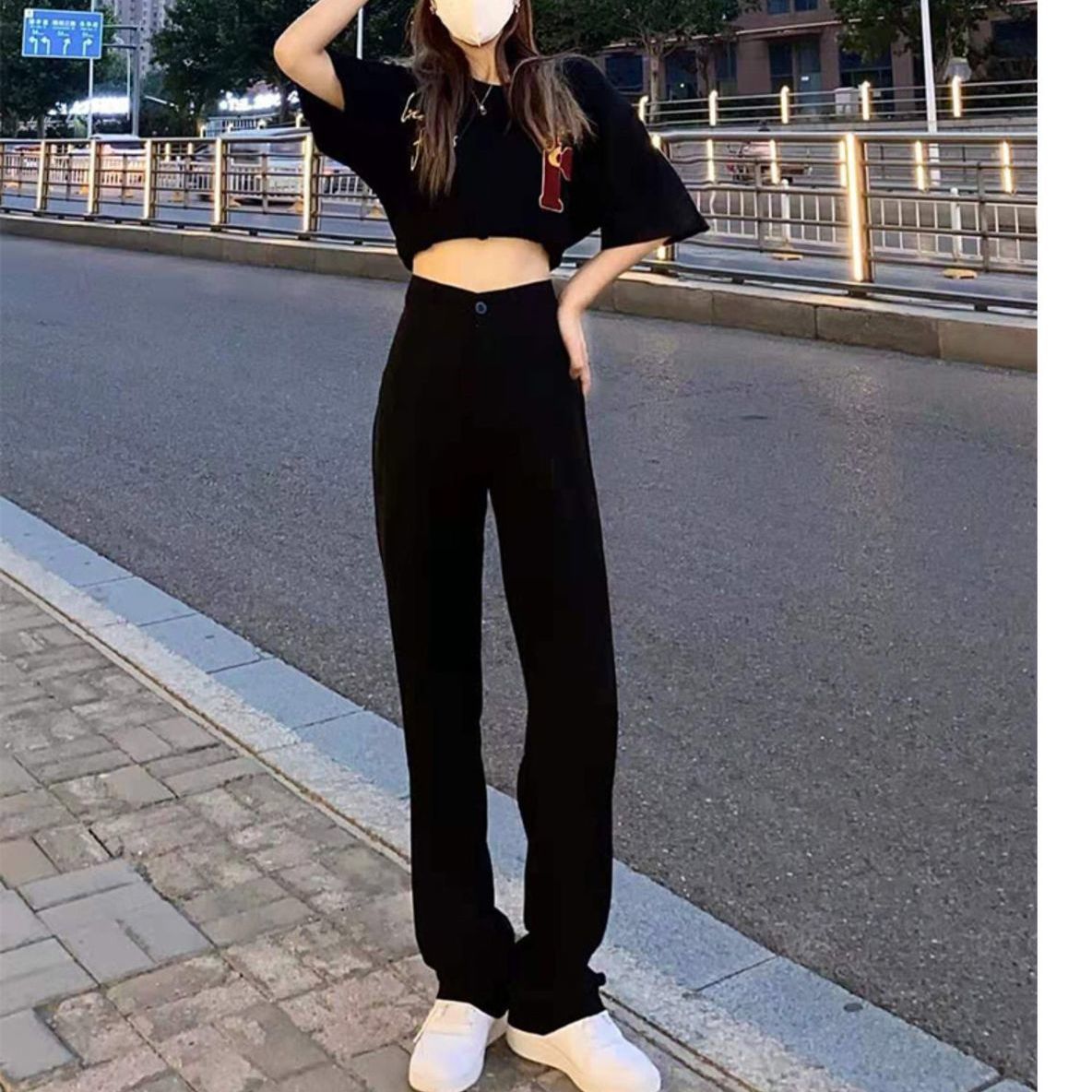 Flared Jeans Gothic Clothing H - Summer Clothing Vibes ulasan dan harga