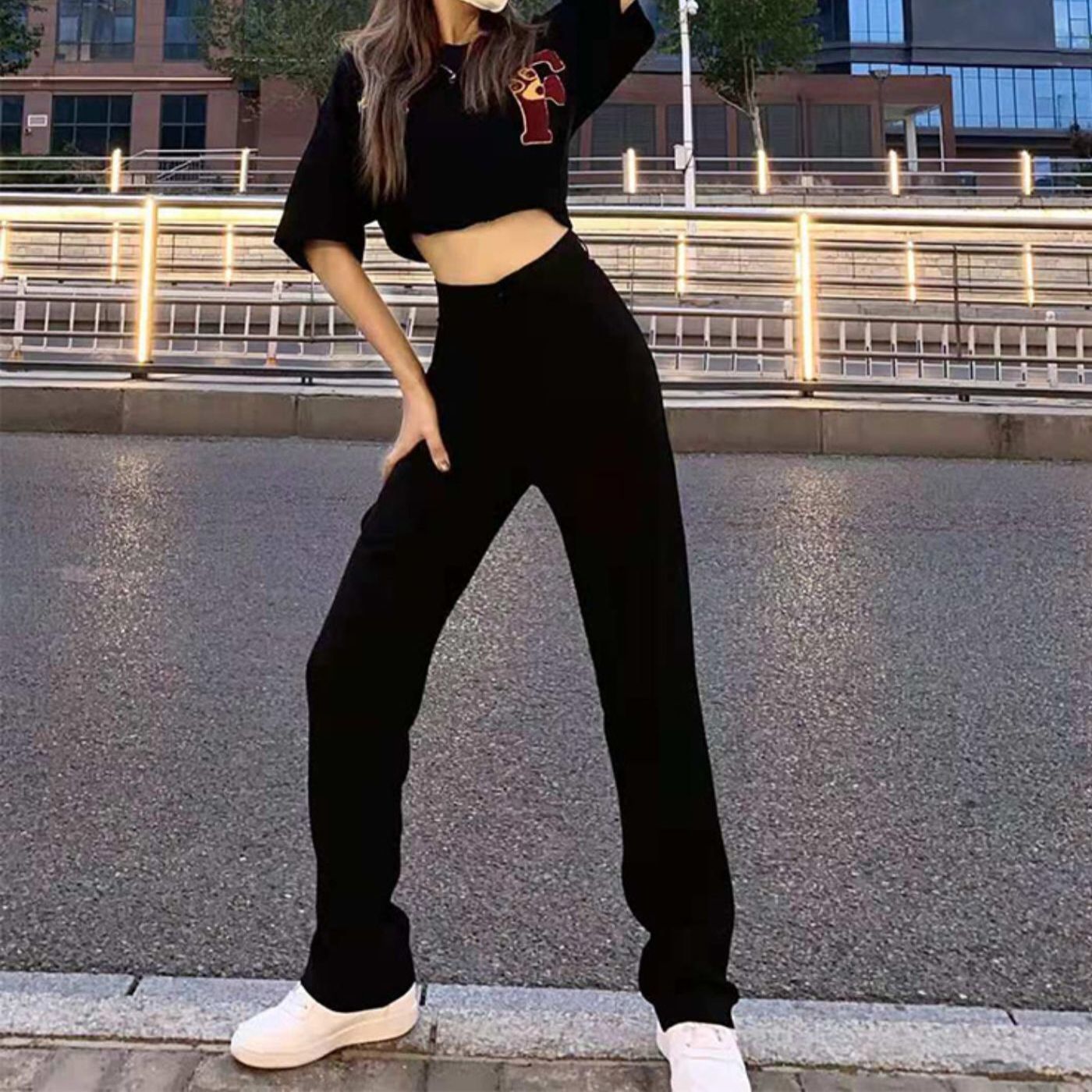 Flared Jeans Gothic Clothing H - Summer Clothing Vibes ulasan dan harga
