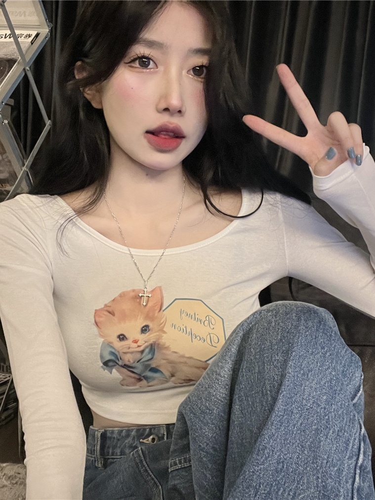 Crop Top T Shirts Elegant Wome - Summer Clothing Vibes ulasan dan harga