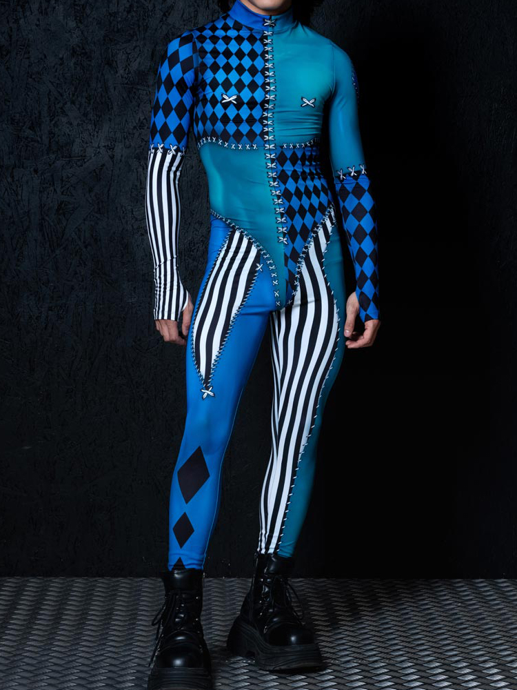 Clown Adult Robot Cosplay Jump - Summer Vacation Clothing Men ulasan dan harga