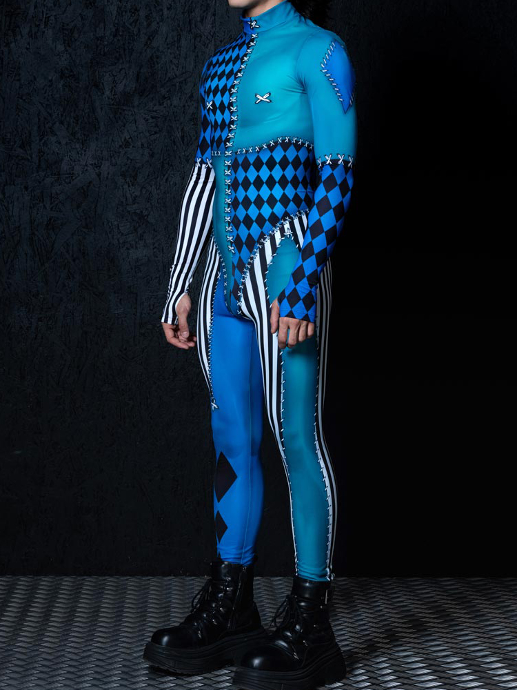 Clown Adult Robot Cosplay Jump - Summer Vacation Clothing Men ulasan dan harga