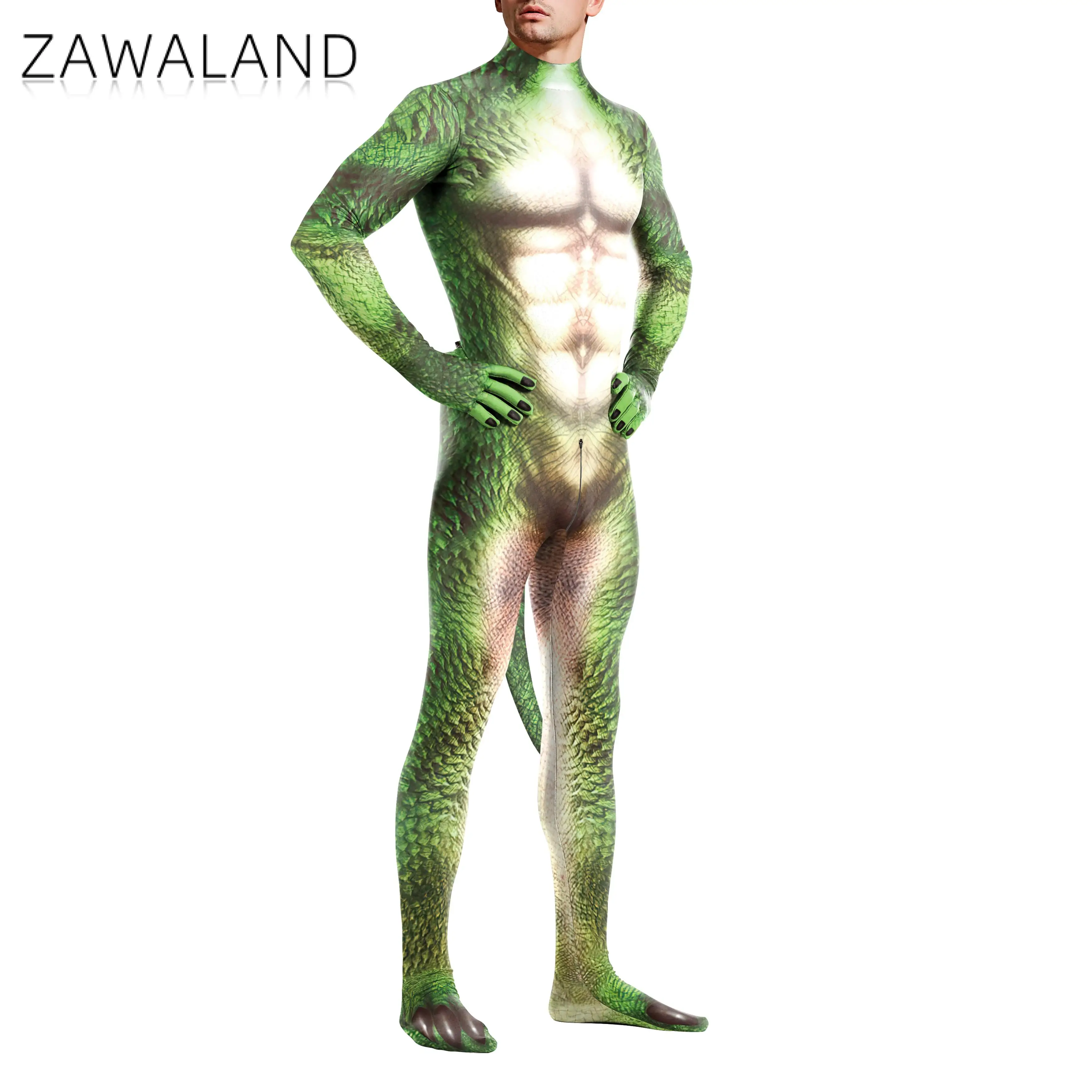 Zawaland Snake Dragon Men Cost - Summer Vacation Clothing Men ulasan dan harga