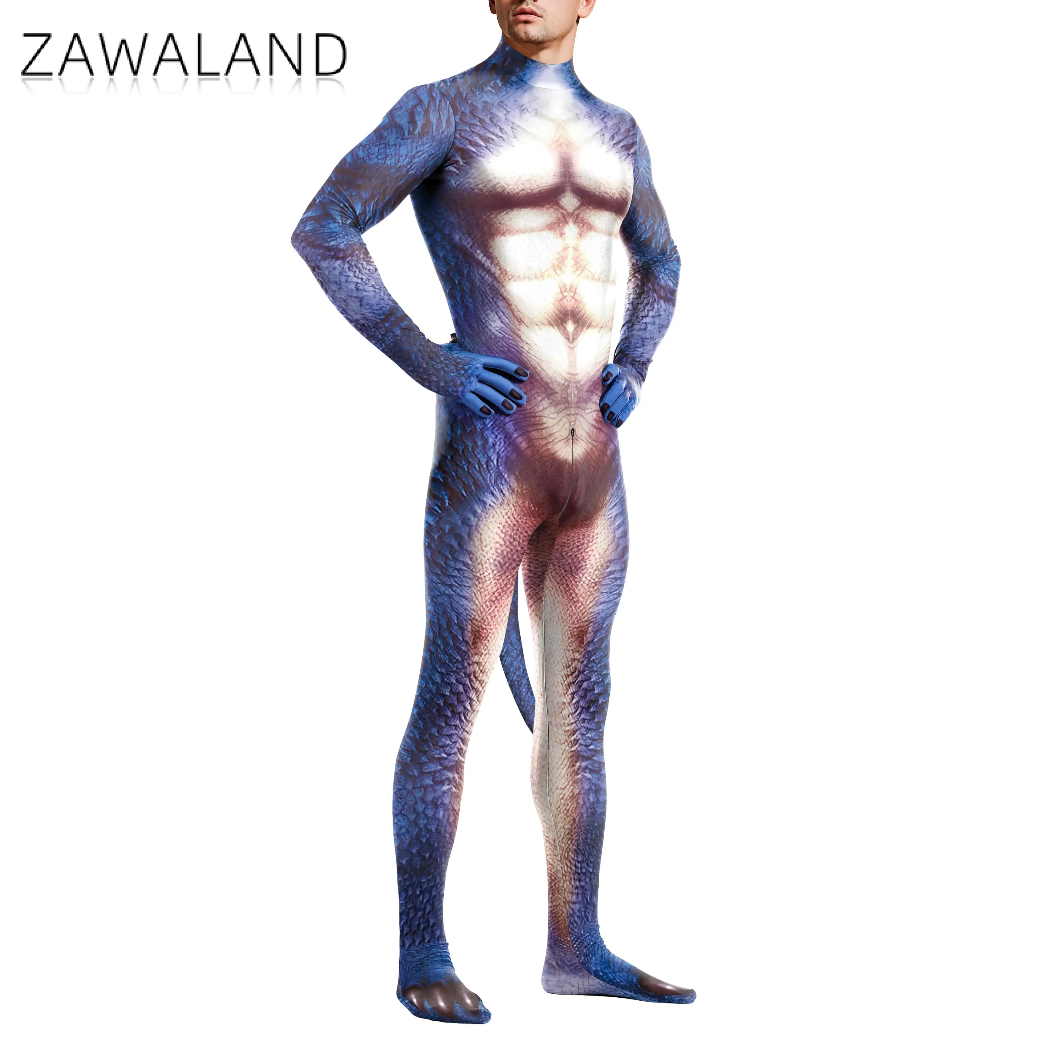 Zawaland Snake Dragon Men Cost - Summer Vacation Clothing Men ulasan dan harga
