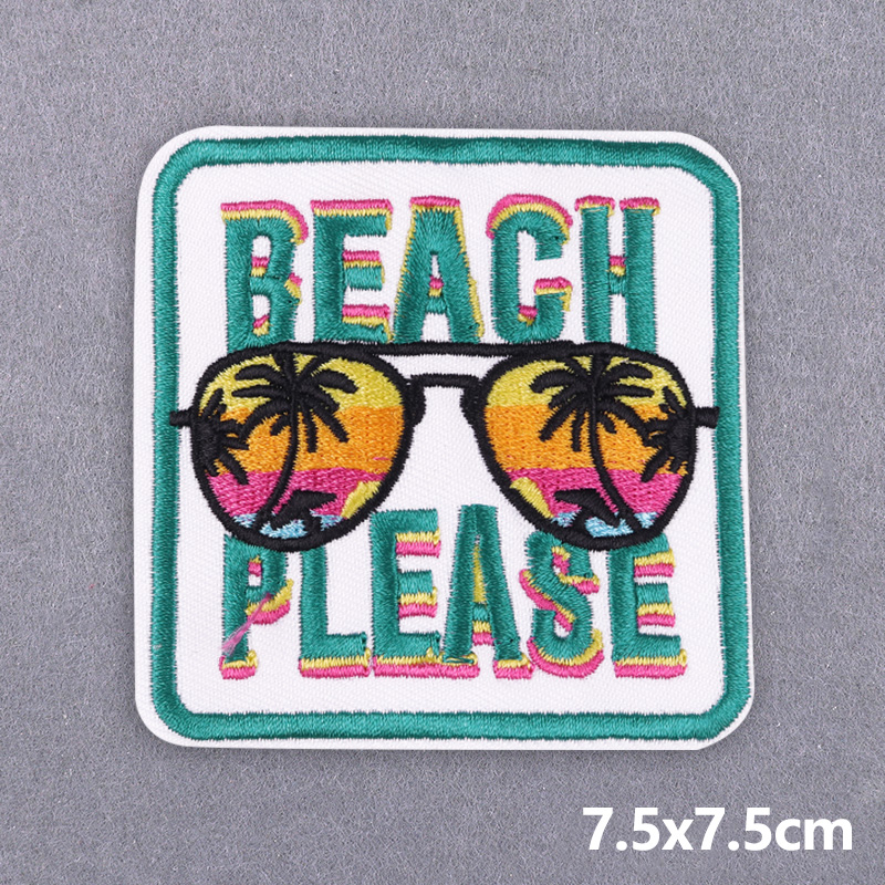 5PCS Play Ball Embroidered Pat - Summer Clothing Vibes ulasan dan harga
