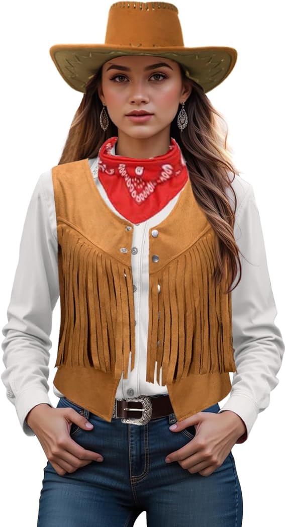Women Men Cowgirl Costume West - Summer Vacation Clothing Men ulasan dan harga
