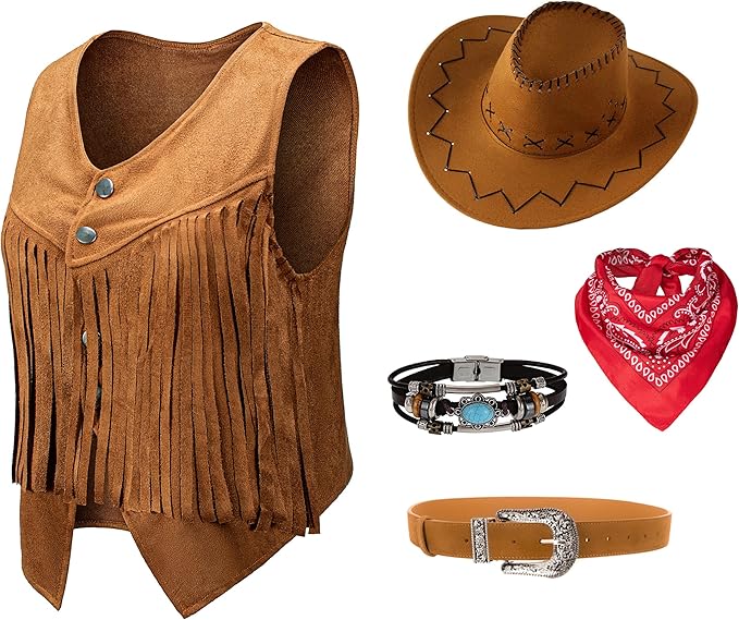 Women Men Cowgirl Costume West - Summer Vacation Clothing Men ulasan dan harga