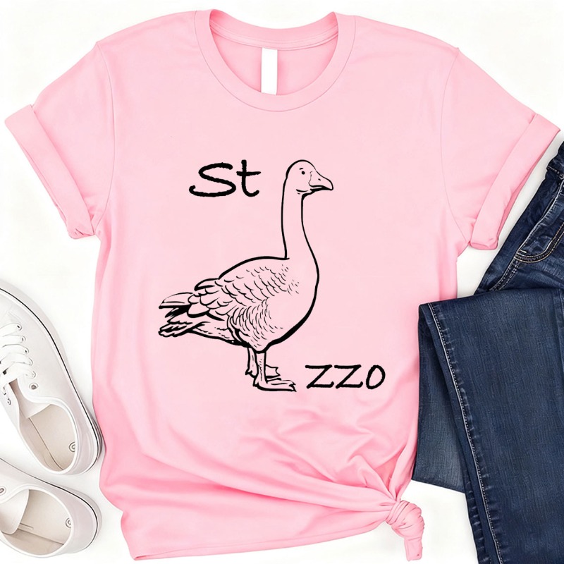 IMage Goose Rebus T-Shirt Funn - Summer Clothing Images ulasan dan harga