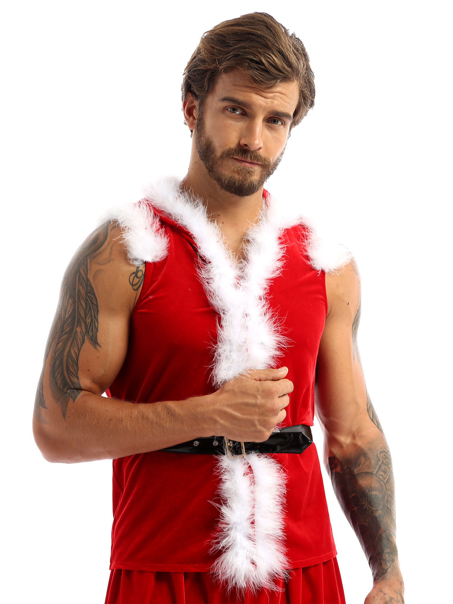 Men Christmas Dress Up Santa C - Summer Vacation Clothing Men ulasan dan harga
