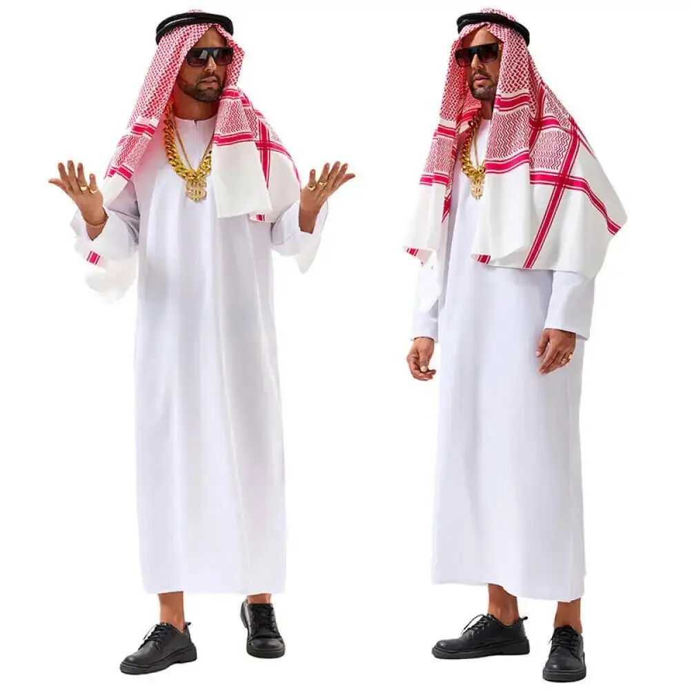 Arabian Dubai Costume Uae Shei - Summer Vacation Clothing Men ulasan dan harga