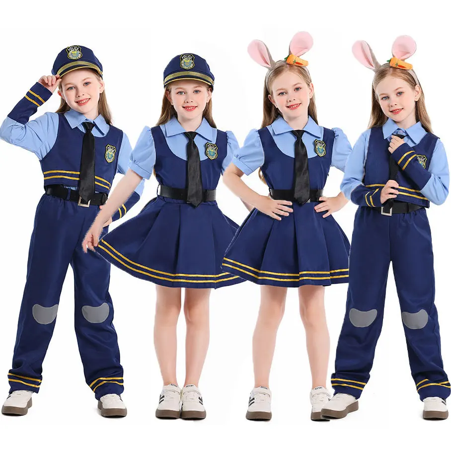 Girls Cosplay Judy Hopps Polic - Summer Vacation Clothing Men ulasan dan harga