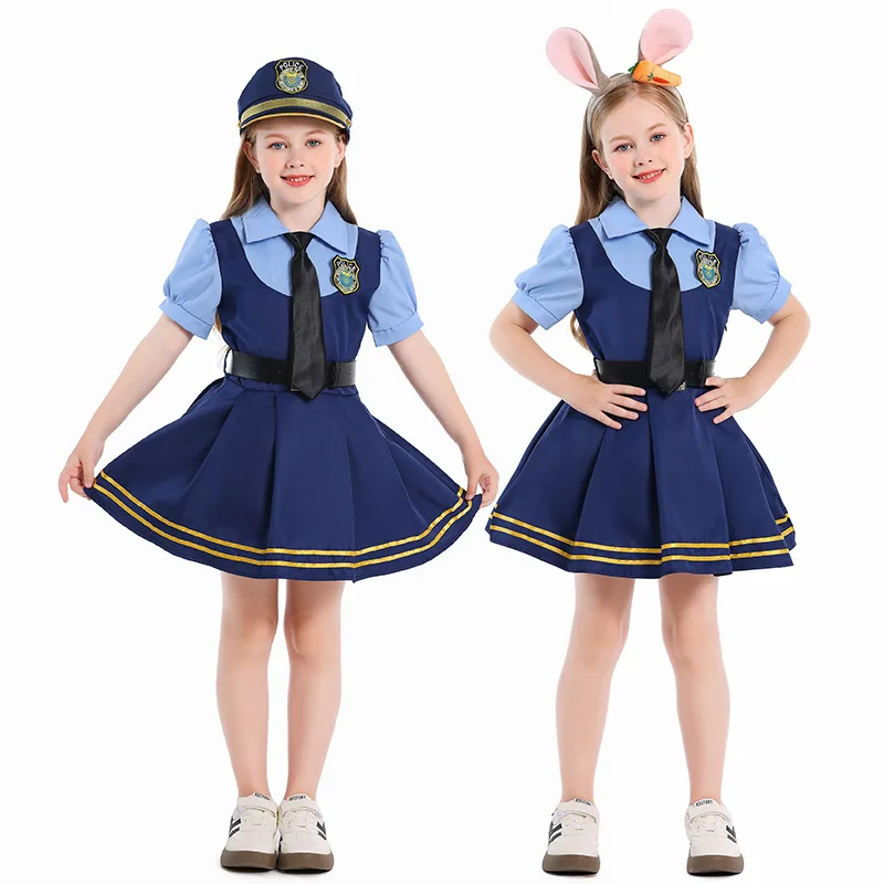 Girls Cosplay Judy Hopps Polic - Summer Vacation Clothing Men ulasan dan harga