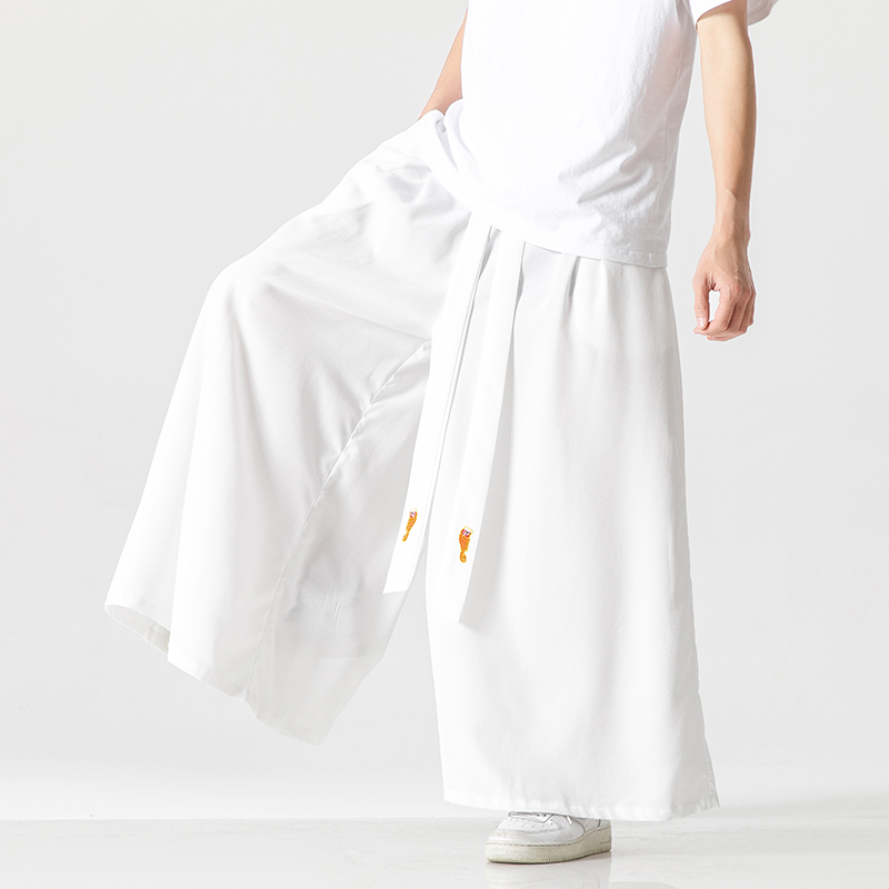 2023 Summer Mens Wide Leg Pant - Japanese Summer Clothing Men ulasan dan harga