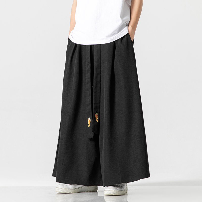 2023 Summer Mens Wide Leg Pant - Japanese Summer Clothing Men ulasan dan harga