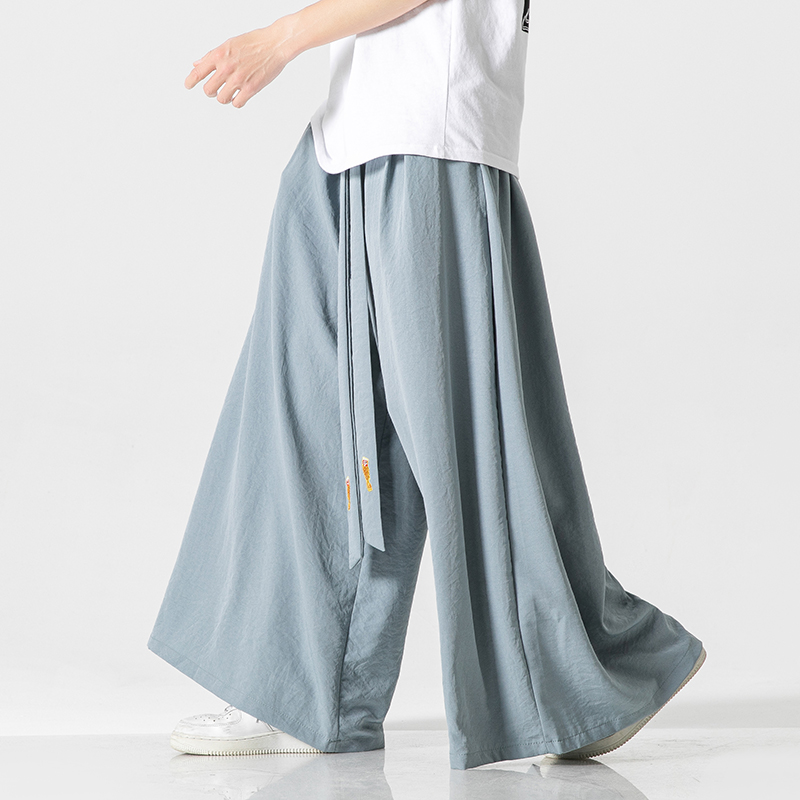 2023 Summer Mens Wide Leg Pant - Japanese Summer Clothing Men ulasan dan harga