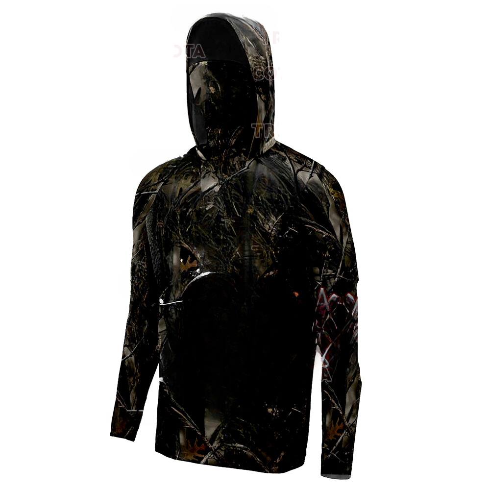 Fishing Clothes Camouflage Lon - Summer Clothing Tops ulasan dan harga