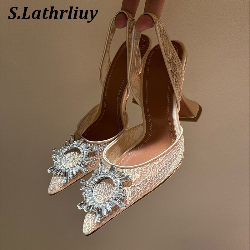 Sandals Rhinestone Flower Poin - Summer Clothing Petite ulasan dan harga