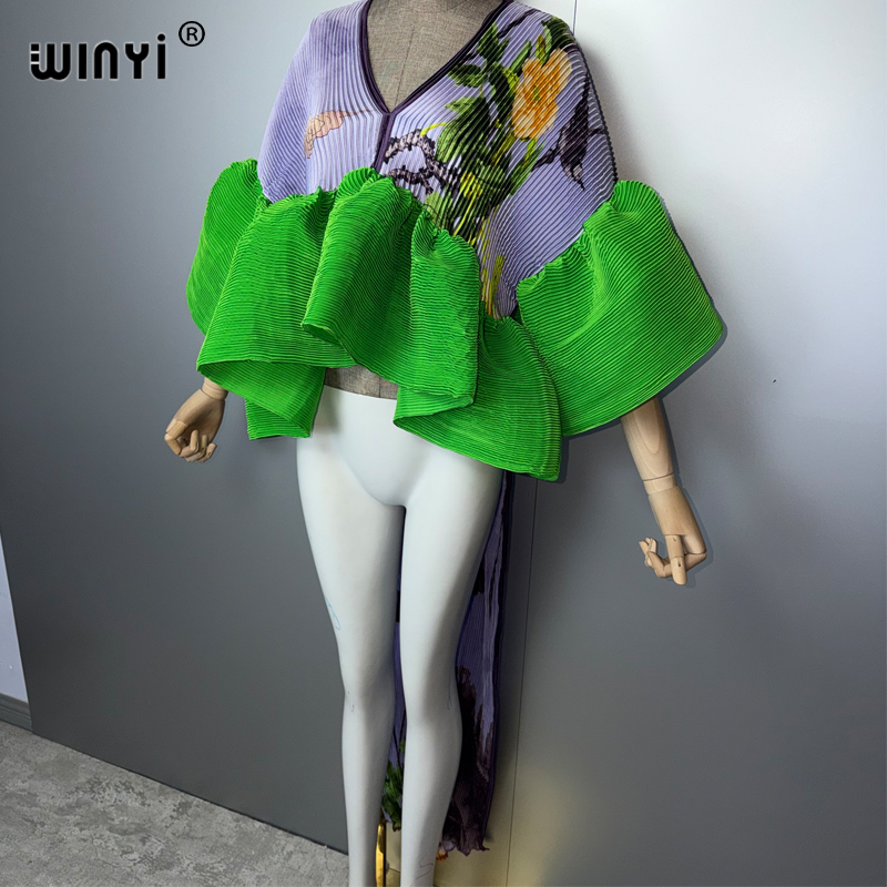WINYI Women's Pleated Maxi Par - Summer Clothing H&M ulasan dan harga