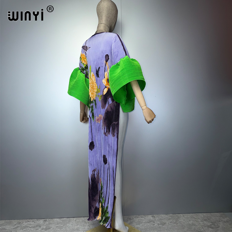 WINYI Women's Pleated Maxi Par - Summer Clothing H&M ulasan dan harga